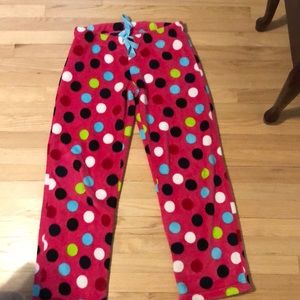 Polka dot pajama pants